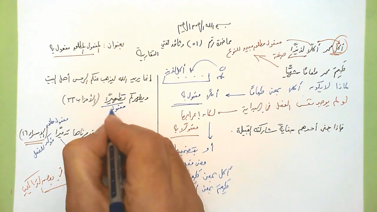 51 🗍  المفعول المطلق مفعول به