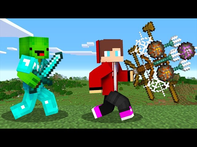 OP WEAPON Speedrunner vs Hunter in Minecraft class=