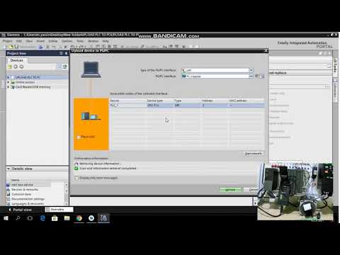 cara upload siemens s7300 dengan TIA portal