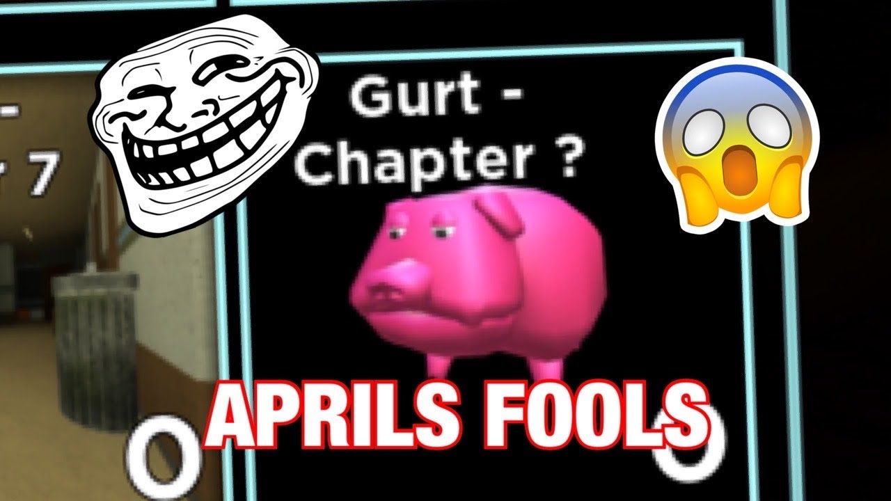 New Piggy Update April Fools Gurt Map Youtube - roblox piggy gurt map