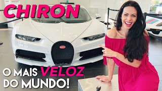 Bugatti CHIRON: O carro de produção MAIS VELOZ DO MUNDO! Conheci a versão SPORT de $3,5 milhões!