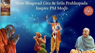 How Bhagavad Gita & Srila Prabhupada Inspire PM Modi to run India! #modi #bhagavadgita #prabhupada