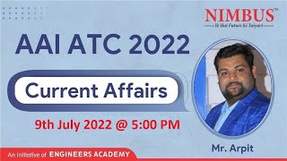 Aai Atc Preparation 2022 Junior Executive Current Affairs Free Online Classes Live Session