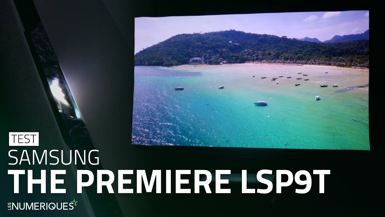 Test Samsung The Premiere LSP7T : vidéoprojecteur laser 4K ultra courte  focale - Son-Vidéo.com le Blog
