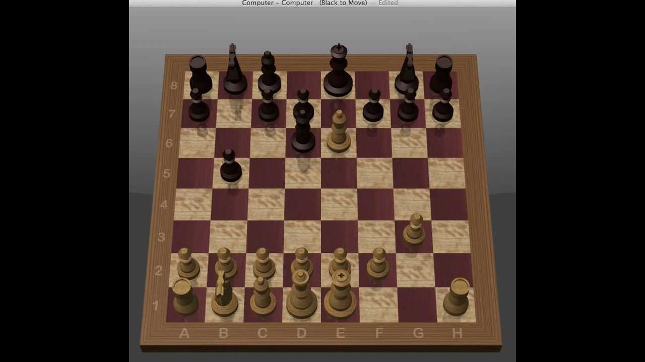 Computer Vs Computer Chess Game Youtube