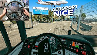 🚌 DIRECTION L'AÉROPORT DE NICE DEPUIS LYON ! (Fernbus Simulator)