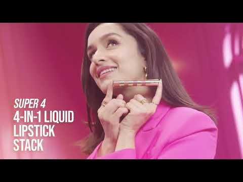 Introducing MyGlamm Super 4 Liquid Lipstick Stack ft. Shraddha Kapoor - video from MyGlamm