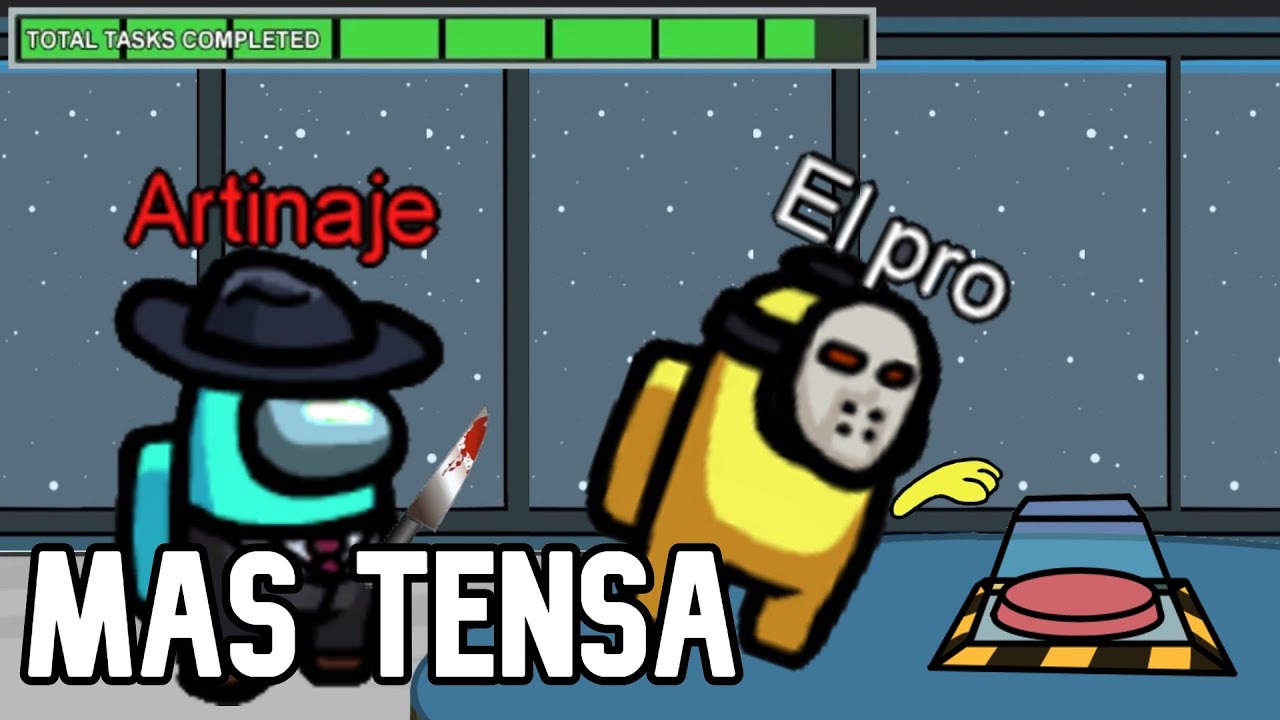 PROBABLEMENTE ESTA SEA LA PARTIDA MÁS TENSA QUE VERÁS DE AMONG US...