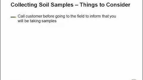 Initial Nitrogen Sampling – Collecting Soil Samples