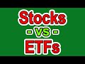 Stocks VS ETFs - What's a Better Investment - Investing for Beginners