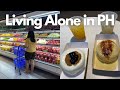 Living alone in the Philippines: a weekend in my life, grocery shopping, foodtrip |a homebody in PH|