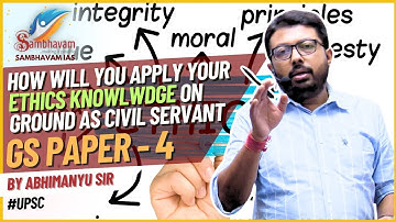 Sambhavam 2024 Ethics Class- 04  By Abhimanyu Shridhar Sir