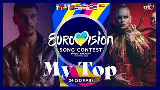 MY TOP 24 (so far) +🇨🇾🇩🇪🇳🇱 • Eurovision Song Contest 2023