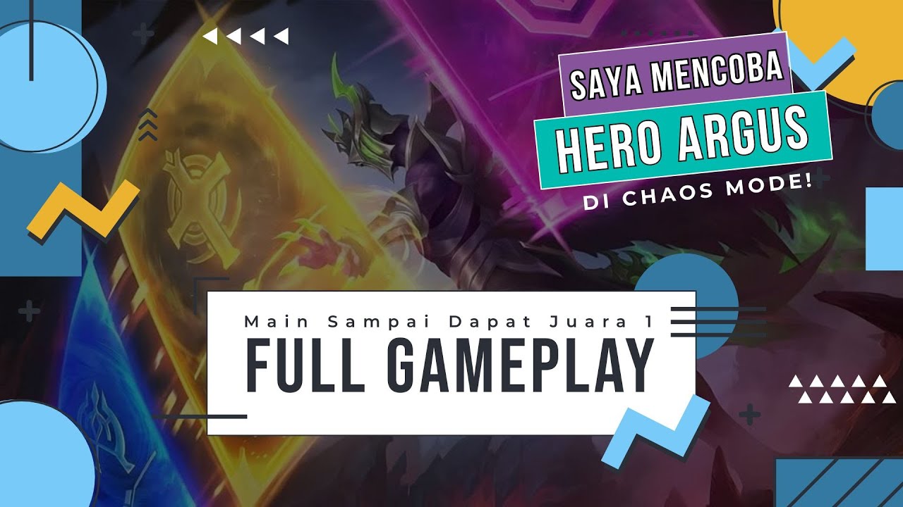 Saya Mencoba Hero Argus di Mode Chaos | MLBB