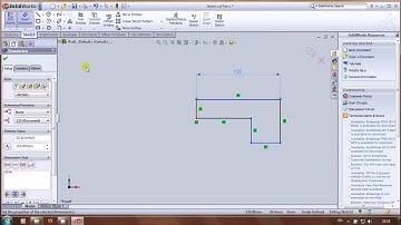 SolidWorks for Beginners: Sketch Lines Using SolidWorks