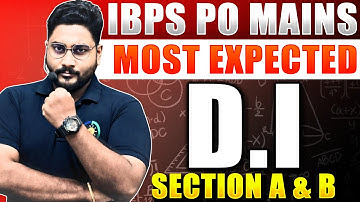 🚀How IBPS PO Mains Data Interpretation are Divided in Section A and B | Kaushik Sir | Career Definer