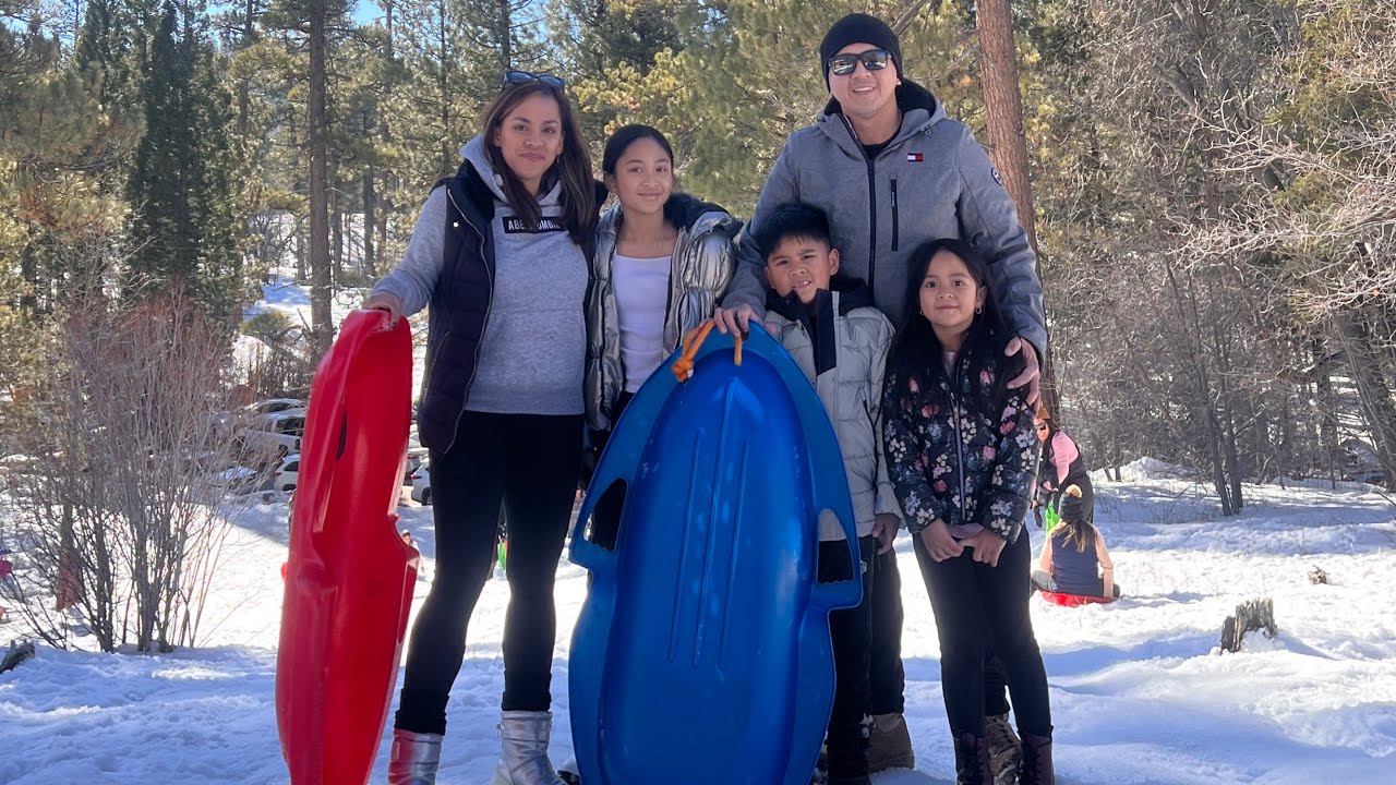 Sledding in Big Bear California!!! YouTube