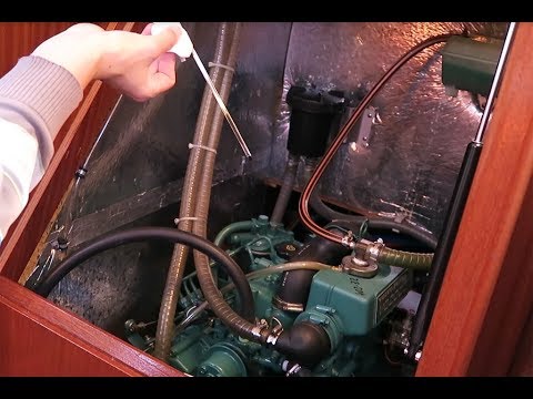 Volvo Penta MD2020 - How to change oil and filter - YouTube