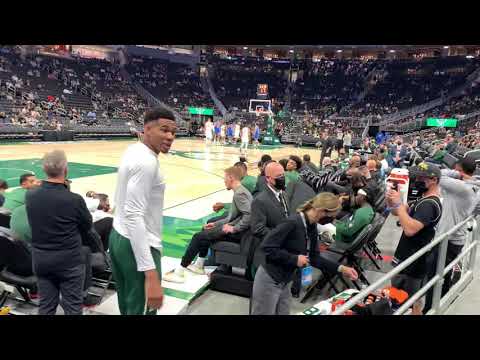 Giannis Antetokounmpo meets Little Gianni Scott on her 1st birthday!