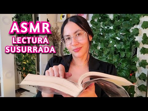 asmr LECTURA SUSURRADA para DORMIR