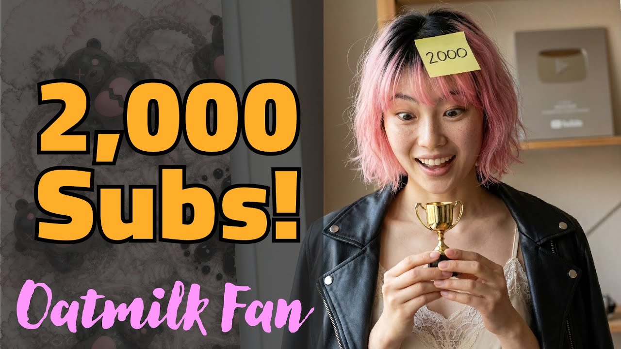 A heartfelt thank you for 2000 subscribers & a little surprise! 🎉