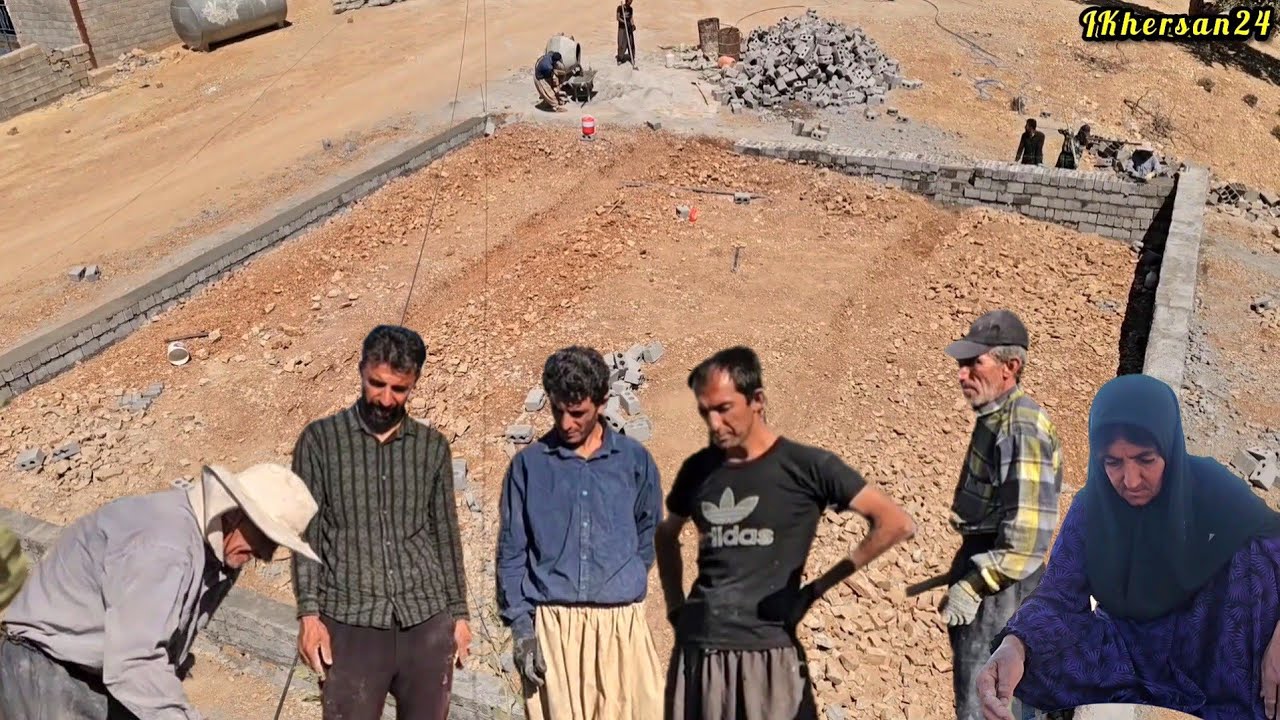 Real Nomadic Life of Yousef: Building a New Home for a Better Future in the Mountains ❤️🏡