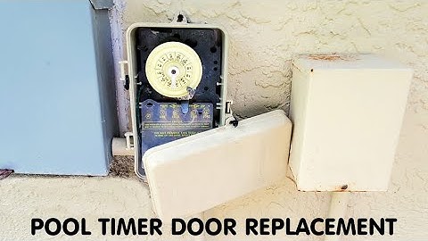 INTERMATIC TIMER REPAIR - DOOR REPLACEMENT