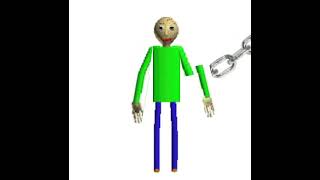 Baldi gets stabbed 2 times and gets his hand taken off 😭 (I was bored ok?)