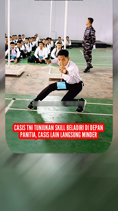 Panitia Seleksi Sampai Tercengang Melihat Beladiri Casis TNI ini