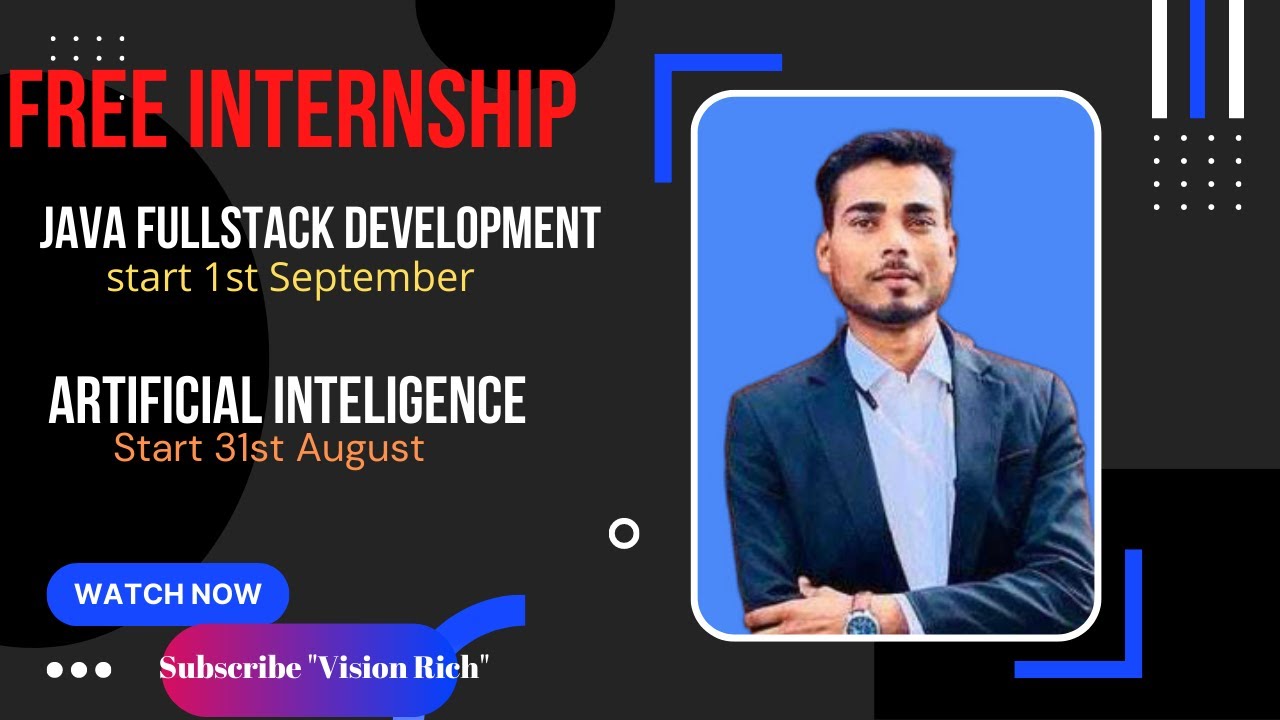 Free internship-Java Fullstack development // Artificial Intelligence ...