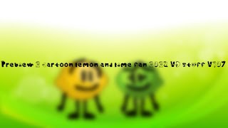 Preview 2 Cartoon Lemon And Lime Fan 2023 Vd Stuff V107
