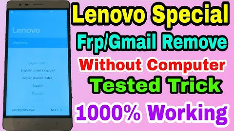 Lenovo K5 Note Frp/Gmail Remove without Computer step by step full Hindi 2020