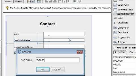 NetBeans (Crear un formulario) - Paso 2/3