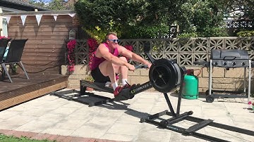Chris Scott 100m Slides (12.5) World Record Concept 2 Row