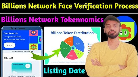 💠Billions Network Face Verification Process| Billions Network Airdrop Tokennomics Revealed