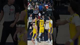 Austin Reaves needed to hold back Jarred Vanderbilt 😳 #nba #lakers #basketball #nbatoday #nbanation