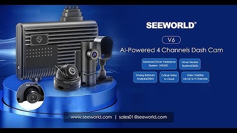 V6—SEEWORLD Newly AI-Powered 4 Channels Dash Cam