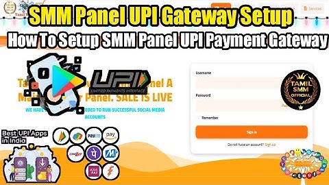 SMM Panel UPI Gateway | How Set UPI Payment Gateway SMM Panel | UPI SMM Panel | UPI Payment Gateway