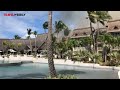 Fire at lux belle mare hotel in mauritius