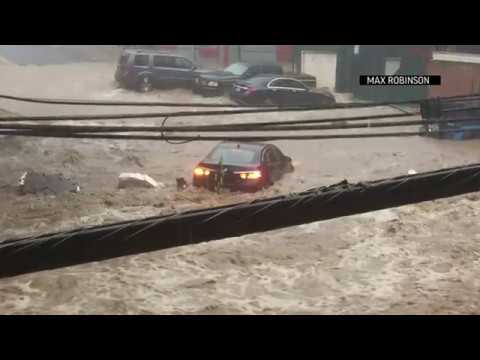 Flash flood strikes Maryland - Flash floods struck a Maryland community wracked by similar flooding in 2016, authorities said, and water rescues were being carried out as raging brown waters