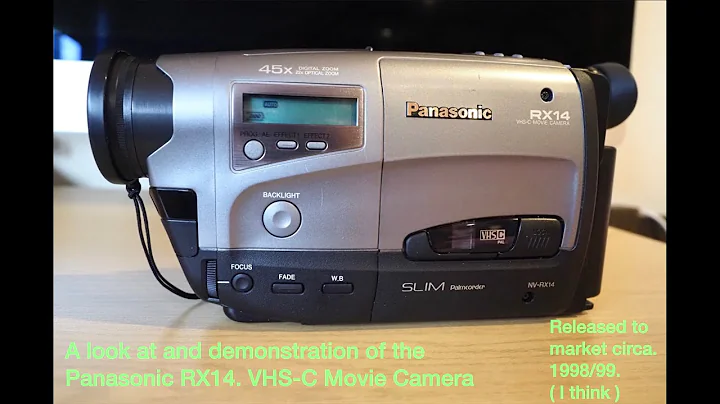 Panasonic RX14: VHS-C Movie Camera