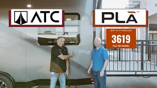 A Brief Tour of the ATC Plā 700 - 3619 5th Wheel Toy hauler