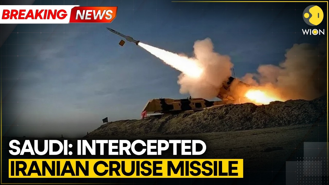 BREAKING: Saudi Intercepts Iranian Cruise Missile Near Al‑Kharj | WION