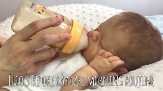 Reborn Video| Silicone Baby Elio’s Before Day Care Routine🧸 Reborn Role Play emilyxreborns