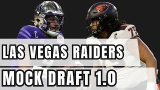 Las Vegas Raiders Mock Draft 1.0