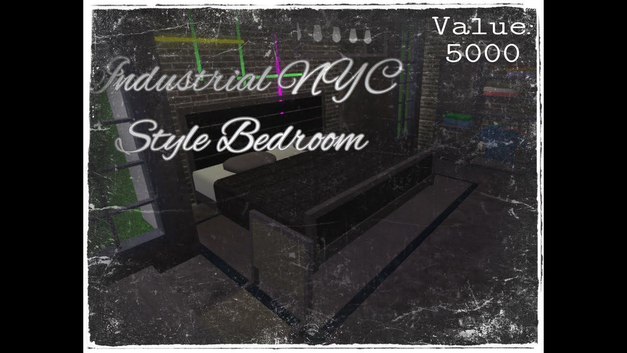Industrial NYC Bedroom! Bloxburg speed build 5k YouTube