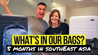 Packing CarryOn ONLY for Southeast Asia:  What's in our Bags?