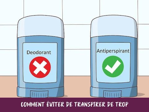 Vidéo: 4 façons d'éviter de trop transpirer