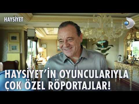 #Haysiyet’in yıldız oyuncularıyla röportajlar! 🤩 I İlk bölüm salı 20.00'de @kanald'de!