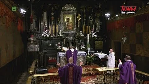 Msza święta z kaplicy Cudownego Obrazu Matki Bożej Częstochowskiej na Jasnej Górze 06.12.2020